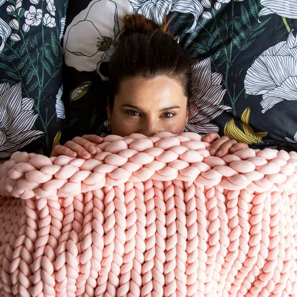 Rose Pink Chunky Knit