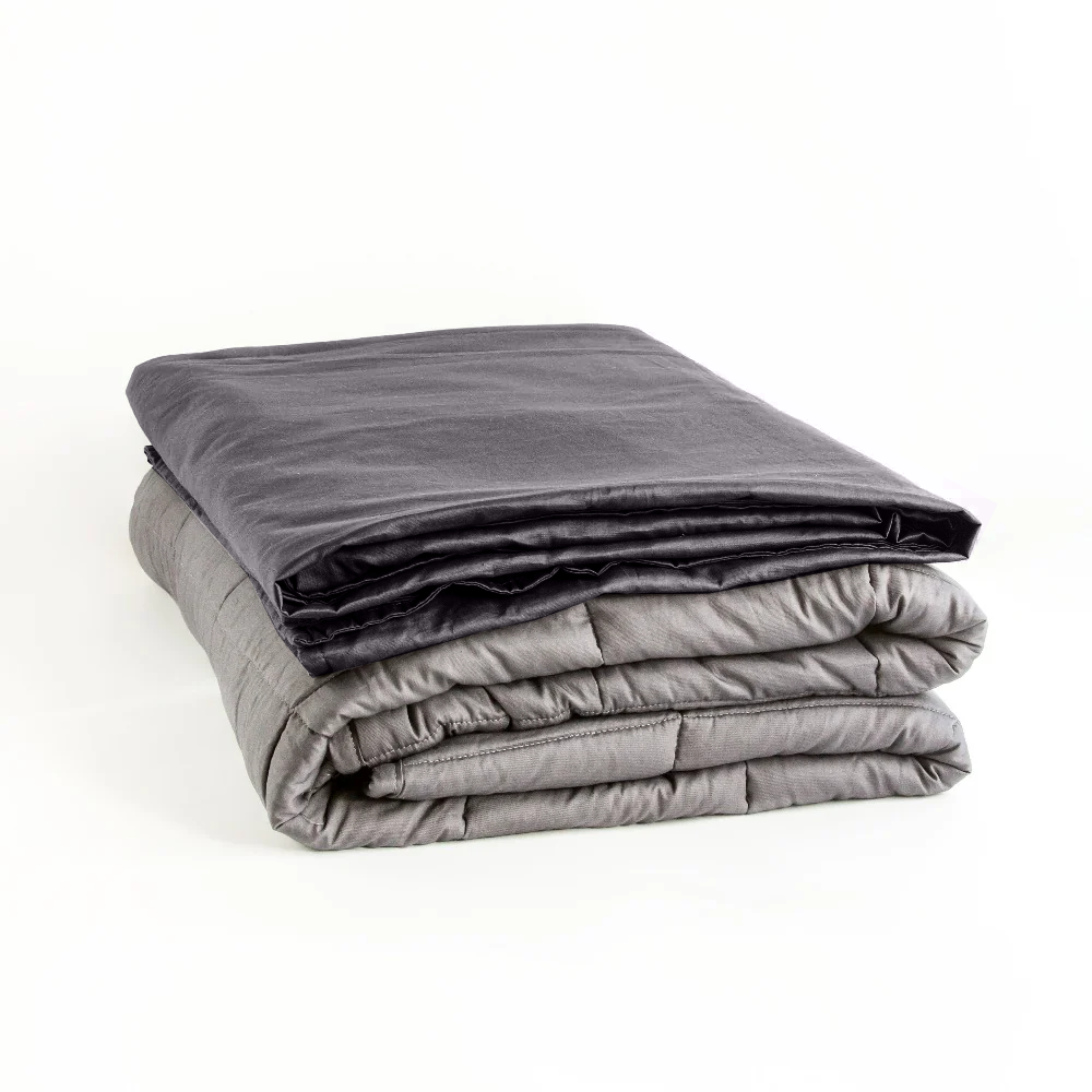 Cotton Weighted Blanket - Grey Cotton