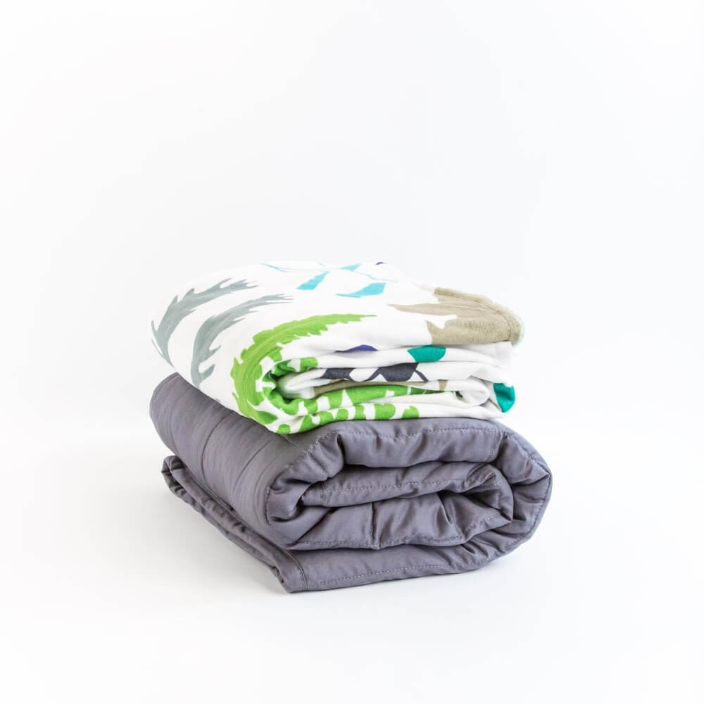 Smooth Mink Mountain kids weighted blanket includes cover and blanket