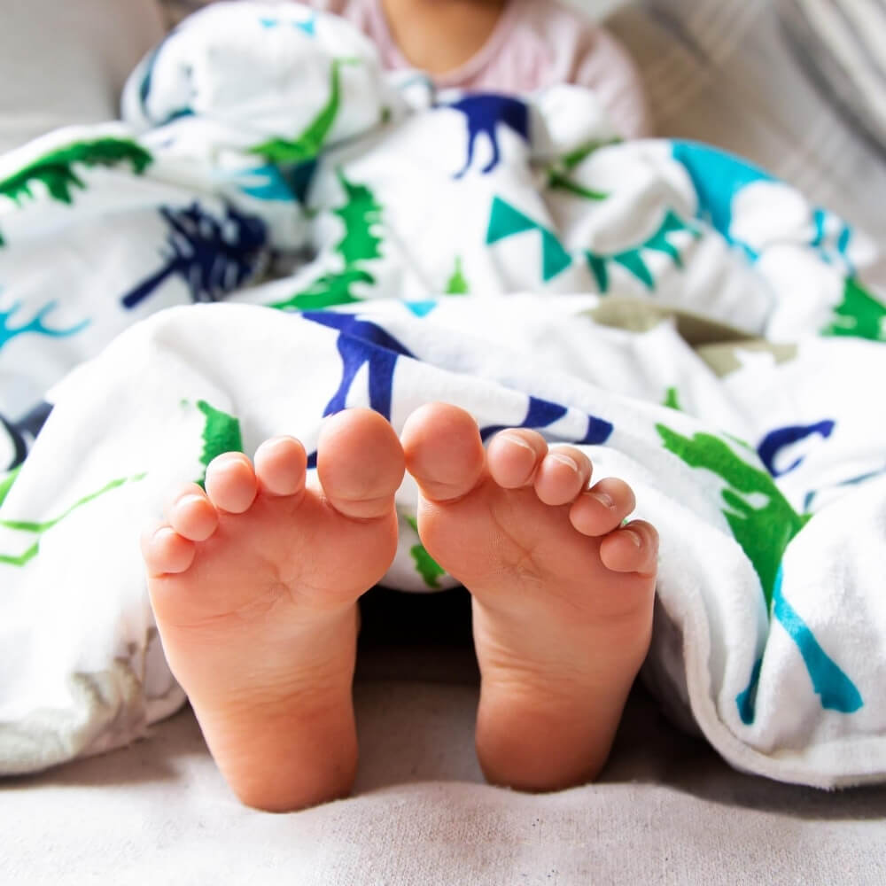 Smooth Mink Mountain kids weighted blanket